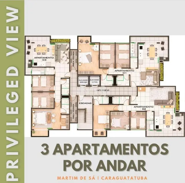 Apartamento à venda na Martim de Sá - Caraguatatuba / SP - Cod. AP0120 — foto 14