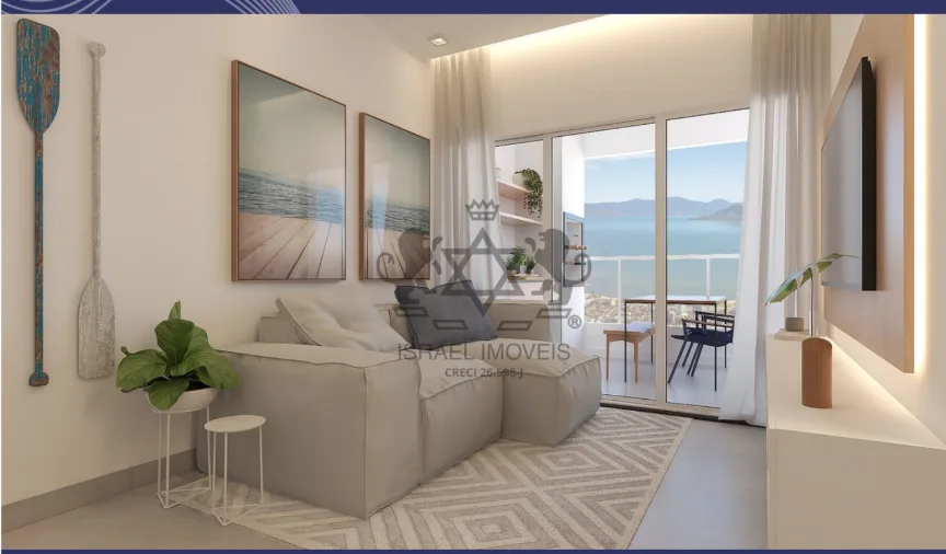 RESIDENCIAL CAGLIARI | Apartamento 2 dorms com varanda gourmet | Massaguaçu, Caraguatatuba