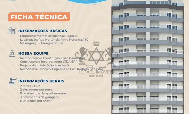 RESIDENCIAL CAGLIARI | Apartamento 2 dorms com varanda gourmet | Massaguaçu, Caraguatatuba — foto 6