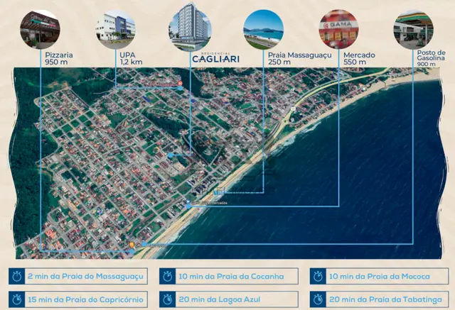 RESIDENCIAL CAGLIARI | Apartamento 2 dorms com varanda gourmet | Massaguaçu, Caraguatatuba — foto 7