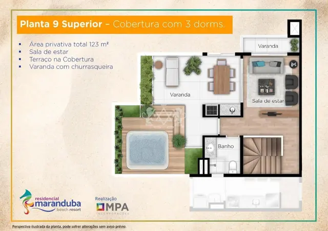 Apartamento à venda no Sapé - Ubatuba / SP - Cod. CO0015 — foto 3
