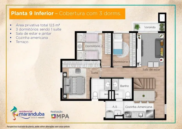 Apartamento à venda no Sapé - Ubatuba / SP - Cod. CO0015 — foto 4
