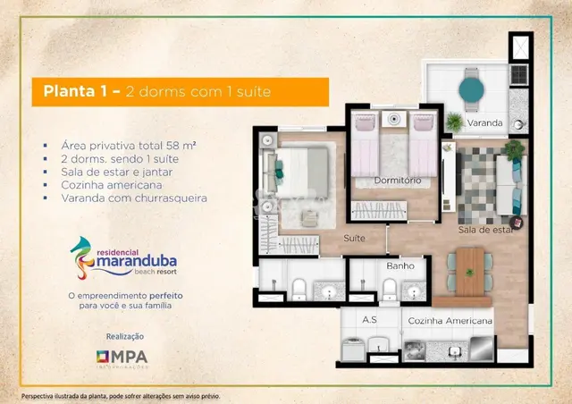 Apartamento à venda no Sapé - Ubatuba / SP - Cod. AP0172 — foto 3