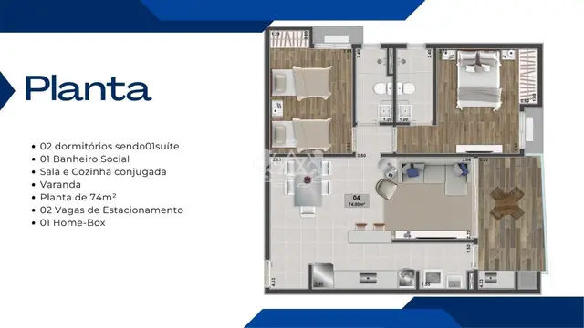 Apartamento à venda no Sumaré - Caraguatatuba / SP - Cod. AP0083 — foto 3