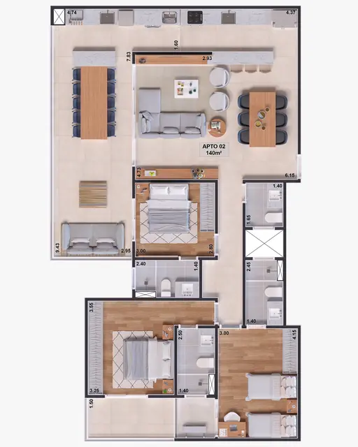 Apartamento à venda no Indaiá - Caraguatatuba / SP - Cod. AP1699 — foto 14