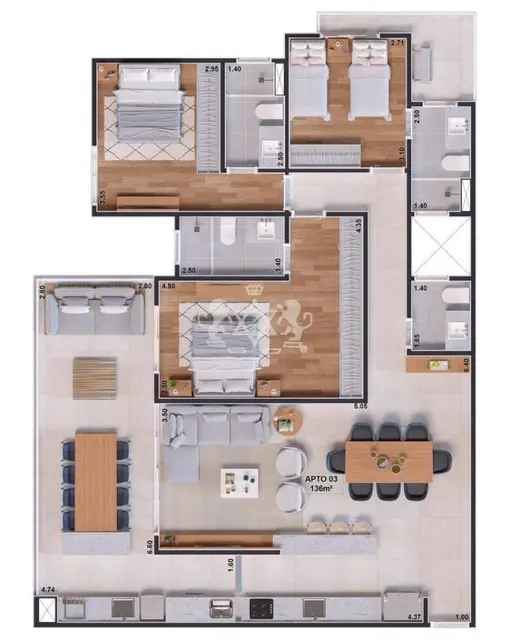 Apartamento à venda no Indaiá - Caraguatatuba / SP - Cod. AP0068 — foto 5