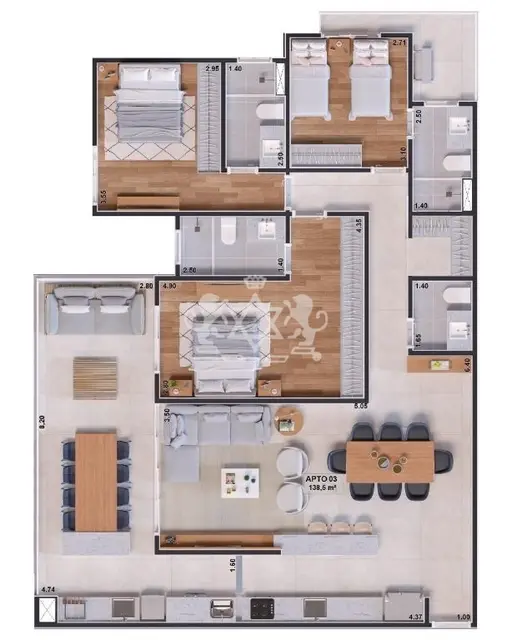 Apartamento à venda no Indaiá - Caraguatatuba / SP - Cod. CO0004 — foto 19