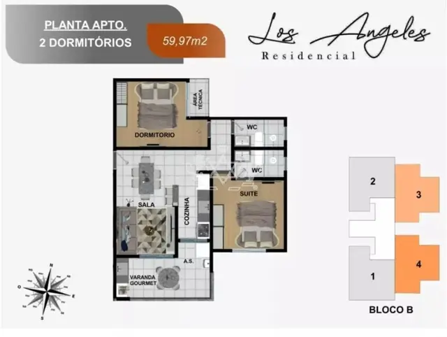 Apartamento à venda no Porto Novo - Caraguatatuba / SP - Cod. AP0095 — foto 4