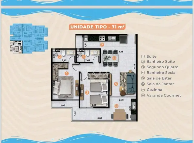 Apartamento à venda no Massaguaçu - Caraguatatuba / SP - Cod. AP0089 — foto 6