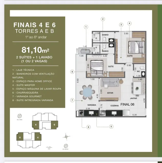 Apartamento à venda no Jardim Aruan - Caraguatatuba / SP - Cod. AP1608 — foto 10
