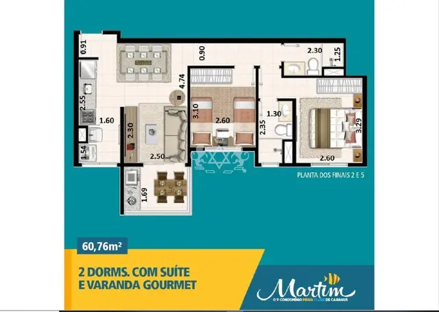 Apartamento à venda na Martim de Sá - Caraguatatuba / SP - Cod. AP0236 — foto 5
